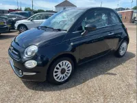 Used Fiat 500 Lounge 69 HP (50 kW) 2018 Black Hatchback