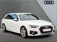 Used Audi A4 S-Line 200 HP (147 kW) 2023 White Estate