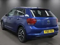Used VW Polo Match 95 HP (69 kW) 2021 Blue Hatchback
