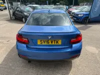 Used BMW 218 M Sport 136 HP (100 kW) 2016 Blue Coupe