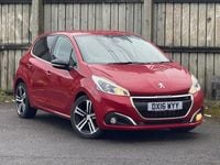 Used Peugeot 208 GT-line 110 HP (80 kW) 2016 Red Hatchback