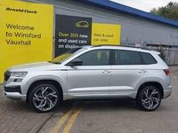 Used Skoda Karoq SportLine 150 HP (110 kW) 2024 Silver SUV
