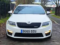Used Skoda Octavia vRS 2015 White Estate