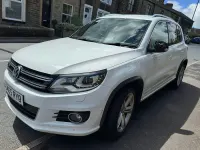 Used VW Tiguan R-line Edition 150 HP (110 kW) 2015 White SUV