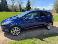 Used Ford Fiesta Titanium X 95 HP (69 kW) 2015 Blue Hatchback
