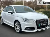 Used Audi A1 S-Line 123 HP (90 kW) 2017 White Hatchback