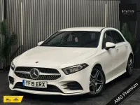 Used Mercedes A200 AMG line 2019 White Hatchback