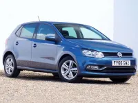 Used VW Polo Match 90 HP (66 kW) 2016 Blue Hatchback