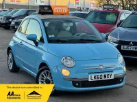 Usado Fiat 500C S 85 HP (62 kW) 2010 Azul Cabrios