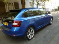 Used Skoda Rapid 2015 Blue Hatchback