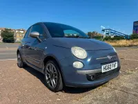 Used Fiat 500 69 HP (50 kW) 2010 Blue Hatchback