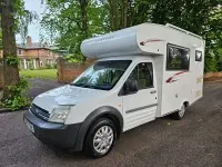 Second-hand Ford Transit Connect 110 CP (80 kW) 2007 Alb Monovolum