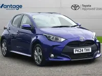 Used Toyota Yaris 113 HP (83 kW) 2024 Blue Hatchback