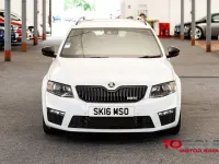 Used Skoda Octavia vRS 184 HP (135 kW) 2016 White Estate