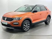 Used VW T-Roc Design 115 HP (84 kW) 2018 Orange SUV