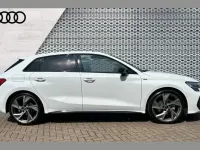New Audi A3 Black Edition 147 HP (108 kW) 2025 White Hatchback
