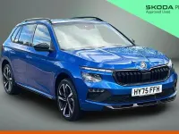Used Skoda Kamiq Monte Carlo 115 HP (84 kW) 2025 Race blue metallic SUV