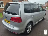 Used VW Touran SE 105 HP (77 kW) 2014 Silver MPV