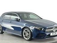 Used Mercedes A200 AMG Line Premium 150 HP (110 kW) 2020 Blue Hatchback