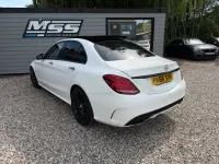 Used Mercedes C220 AMG line 2016 White Sedan