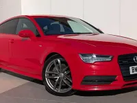 Used Audi A7 Sportback Black Edition 272 HP (200 kW) 2016 Red Hatchback