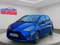 Used Toyota Yaris 101 HP (74 kW) 2018 Blue Hatchback