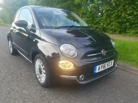 Used Fiat 500 Lounge 69 HP (50 kW) 2016 Black Hatchback