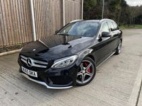 Used Mercedes C300 AMG line 2015 Black Estate