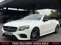 Used Mercedes E220 AMG Line Premium Plus 2018 White Cabriolet
