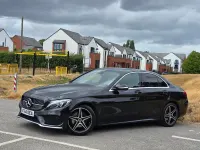Used Mercedes C220 AMG line 170 HP (125 kW) 2015 Black Sedan