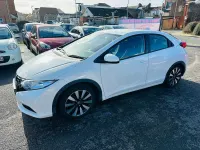 Used Honda Civic SE Plus 142 HP (104 kW) 2014 White Hatchback