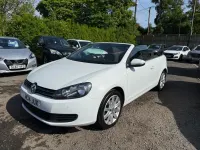Used VW Golf Cabriolet SE 2014 White Cabriolet
