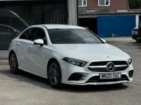 Used Mercedes A200 AMG line 150 HP (110 kW) 2020 White Sedan