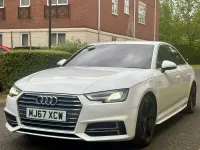 Used Audi A4 S-Line 150 HP (110 kW) 2017 White Sedan