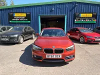 Used BMW 120 Sport Line 184 HP (135 kW) 2017 Orange Hatchback