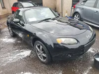 Used Mazda MX5 126 HP (92 kW) 2009 Black Cabriolet