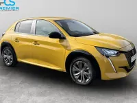Used Peugeot e-208 Active+ 100 kW (136 HP) 2023 Yellow Hatchback