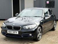 Used BMW 118 Sport Line 150 HP (110 kW) 2017 Black Hatchback