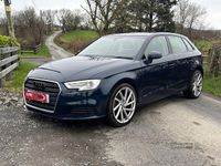 Used Audi A3 116 HP (85 kW) 2019 Blue Hatchback
