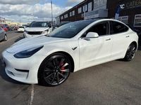 Used Tesla Model 3 Performance 82 kW (112 HP) 2020 White Sedan