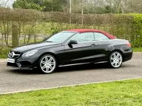 Used Mercedes E220 AMG 170 HP (125 kW) 2013 Black Cabriolet