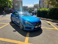 Used Mercedes A200 AMG 156 HP (114 kW) 2015 Blue Hatchback