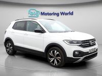 Used VW T-Cross Black Edition 108 HP (79 kW) 2022 White SUV