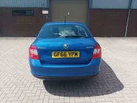 Used Skoda Rapid SE 90 HP (66 kW) 2016 Blue Hatchback