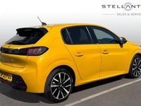 Usado Peugeot 208 Allure 99 HP (72 kW) 2020 Amarelo Citadino