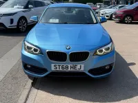 Used BMW 218 Sport Line 134 HP (98 kW) 2018 Blue Coupe