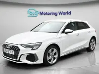 Begagnad Audi A3 Sportback e-tron S-Line 204 HK (150 kW) 2022 Vit Halvkombi