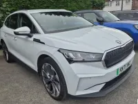 Used Skoda Enyaq iV ecoSuite 150 kW (204 HP) 2021 White SUV