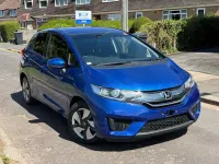 Used Honda Fit Hybrid 2014 Blue Hatchback