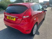 Used Ford Fiesta Titanium 96 HP (70 kW) 2011 Red Hatchback